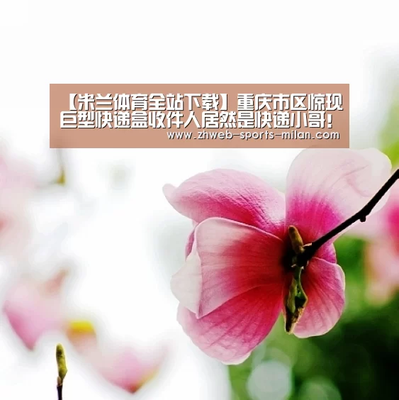 【米兰体育全站下载】重庆市区惊现巨型快递盒收件人居然是快递小哥！